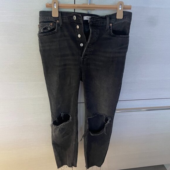 Re/Done Size 30 Women's distressed jeans - Picture 1 of 4